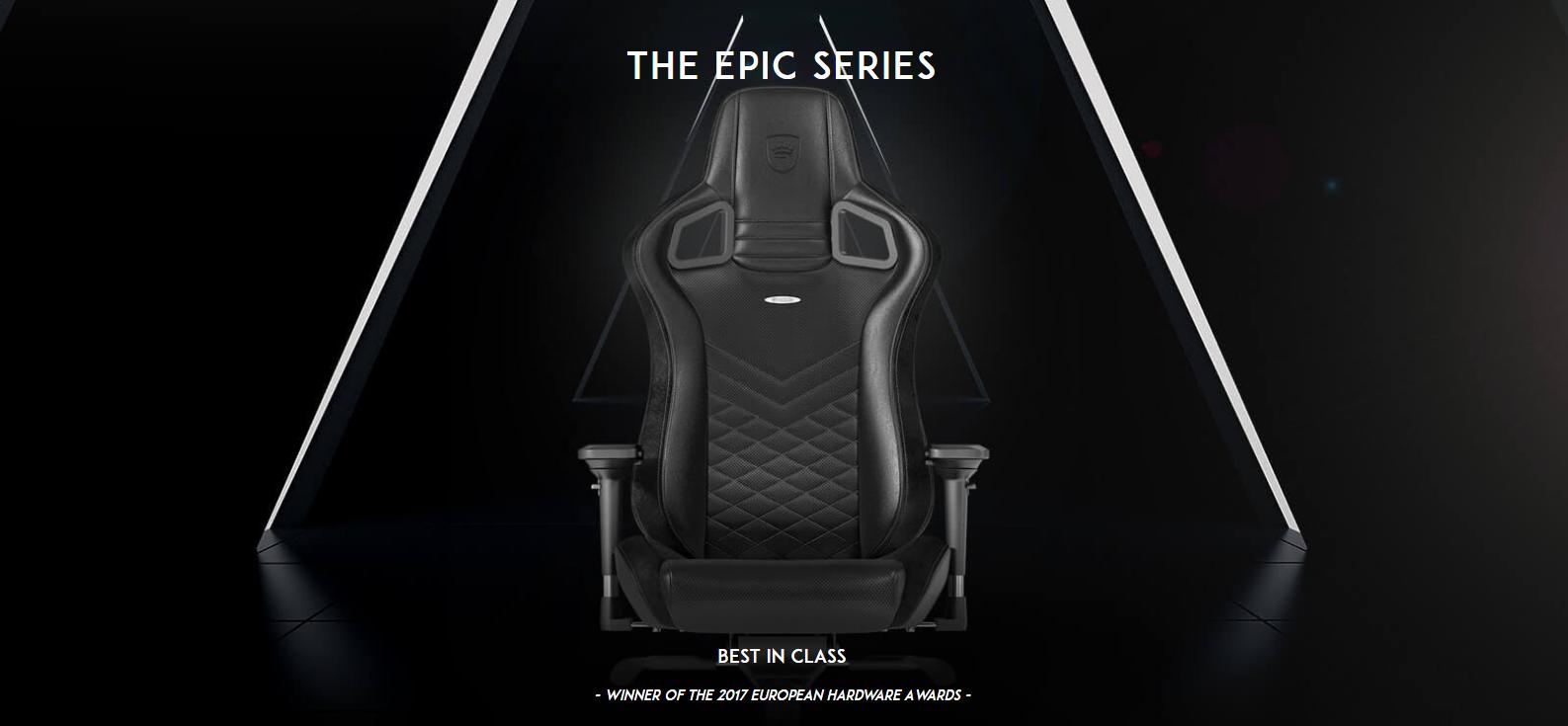 Giới thiệu Ghế Gamer Noblechairs EPIC Real Leather Black/White/Red(Ultimate Chair Germany)